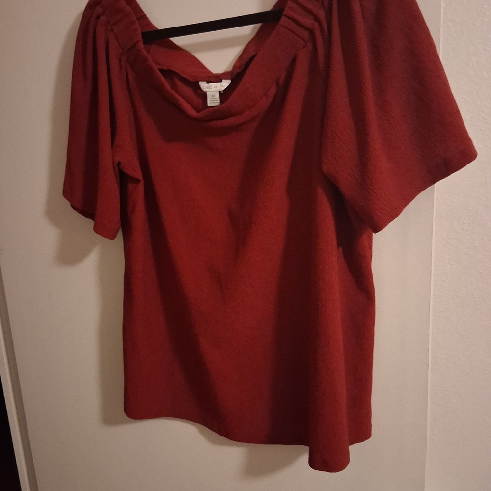 Cato Rich Red Women's Blouse